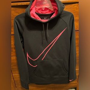 Women’s Nike thermafit hooded sweatshirt.
